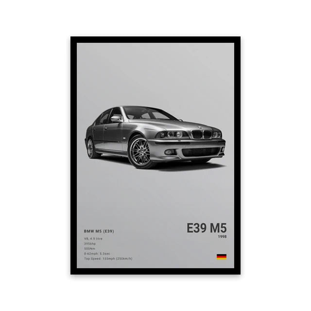 Cars Wall Art Print Poster