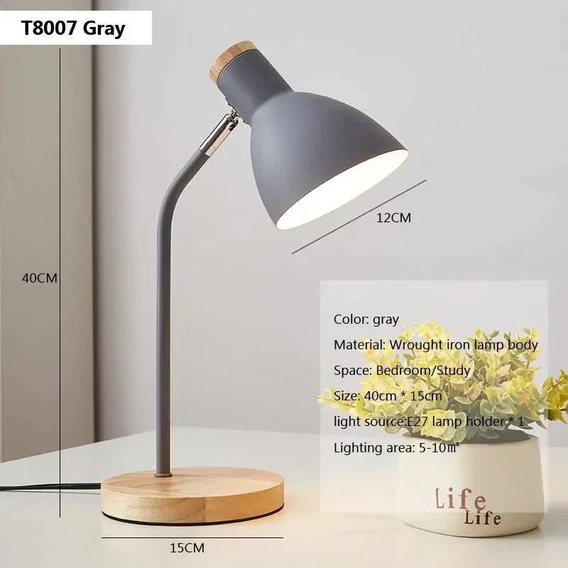 Wood Table Lamp