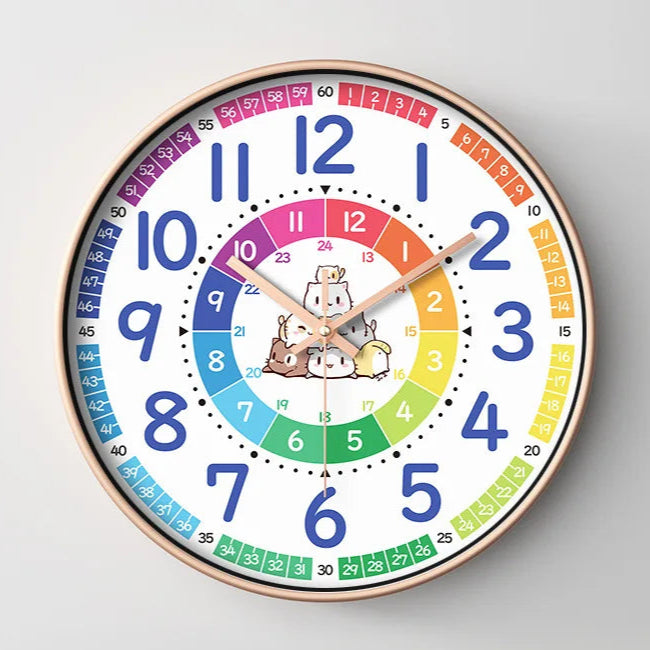 Cartoon theme clock