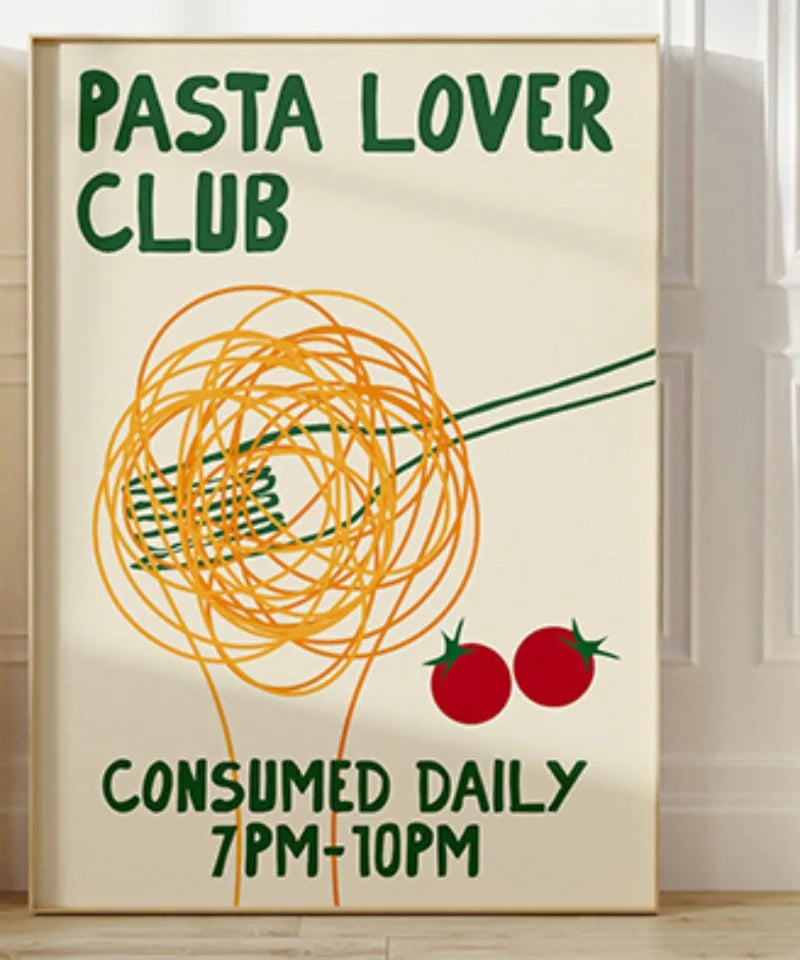 Food Print Wall Art