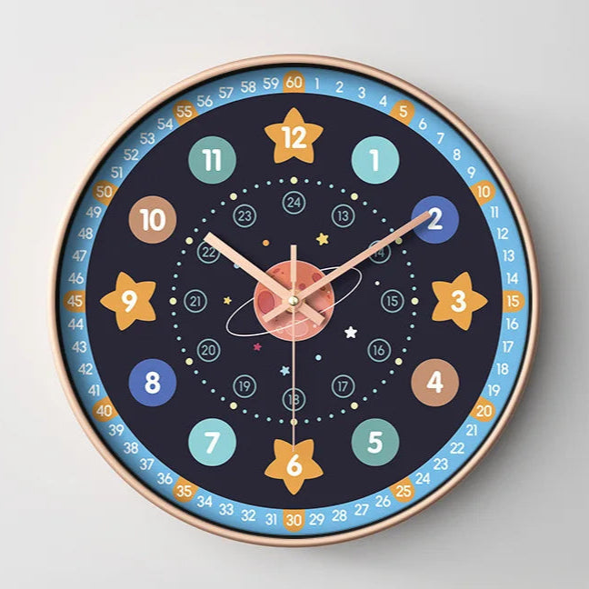 Cartoon theme clock
