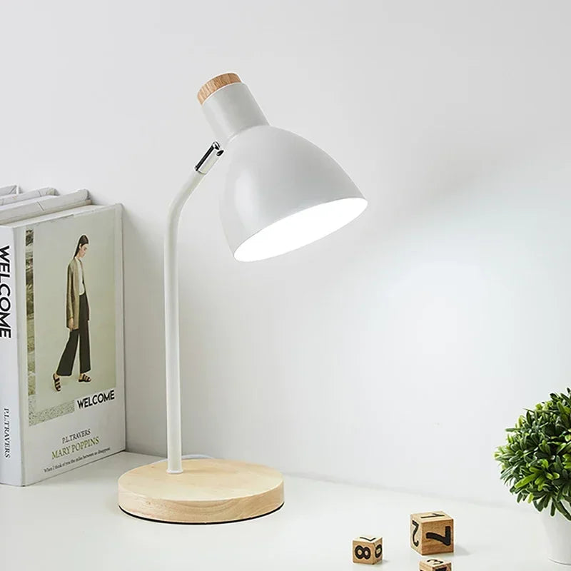 Wood Table Lamp