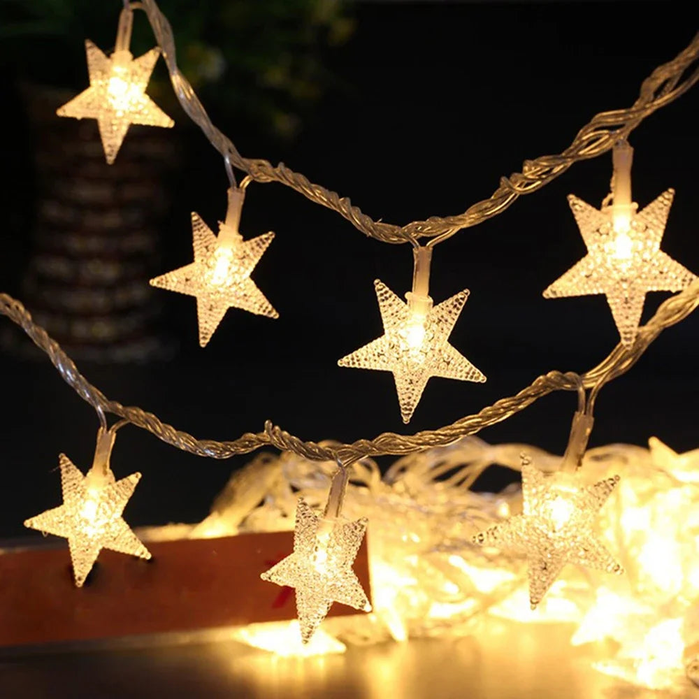 1.5m/3m/6m/10m LED Star String Lights