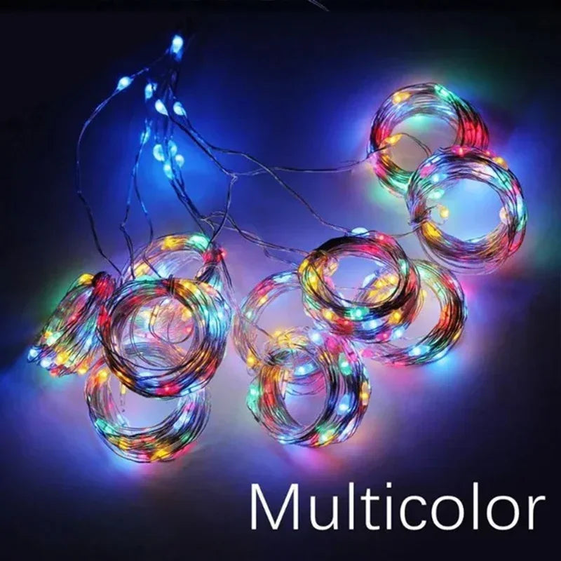 3M LED Curtain String Lights USB