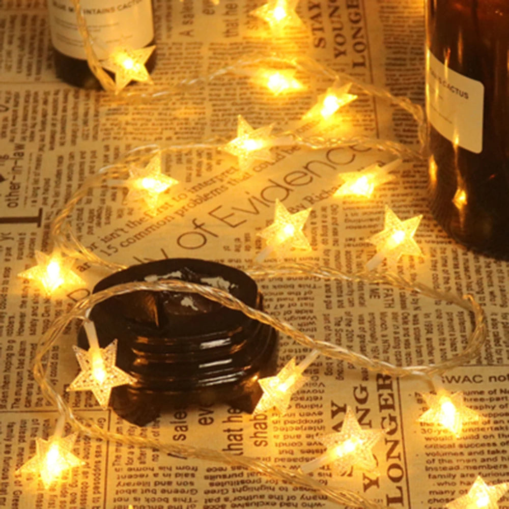 1.5m/3m/6m/10m LED Star String Lights