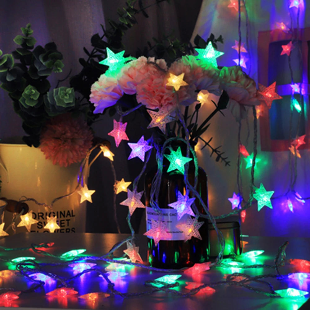 1.5m/3m/6m/10m LED Star String Lights