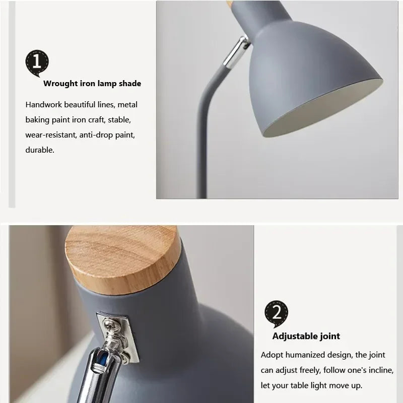 Wood Table Lamp