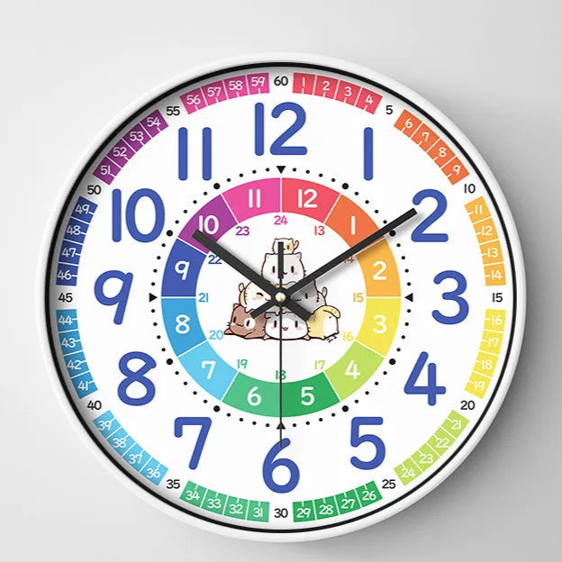 Cartoon theme clock