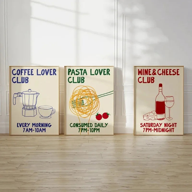 Food Print Wall Art