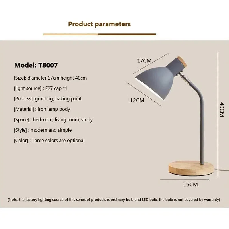 Wood Table Lamp