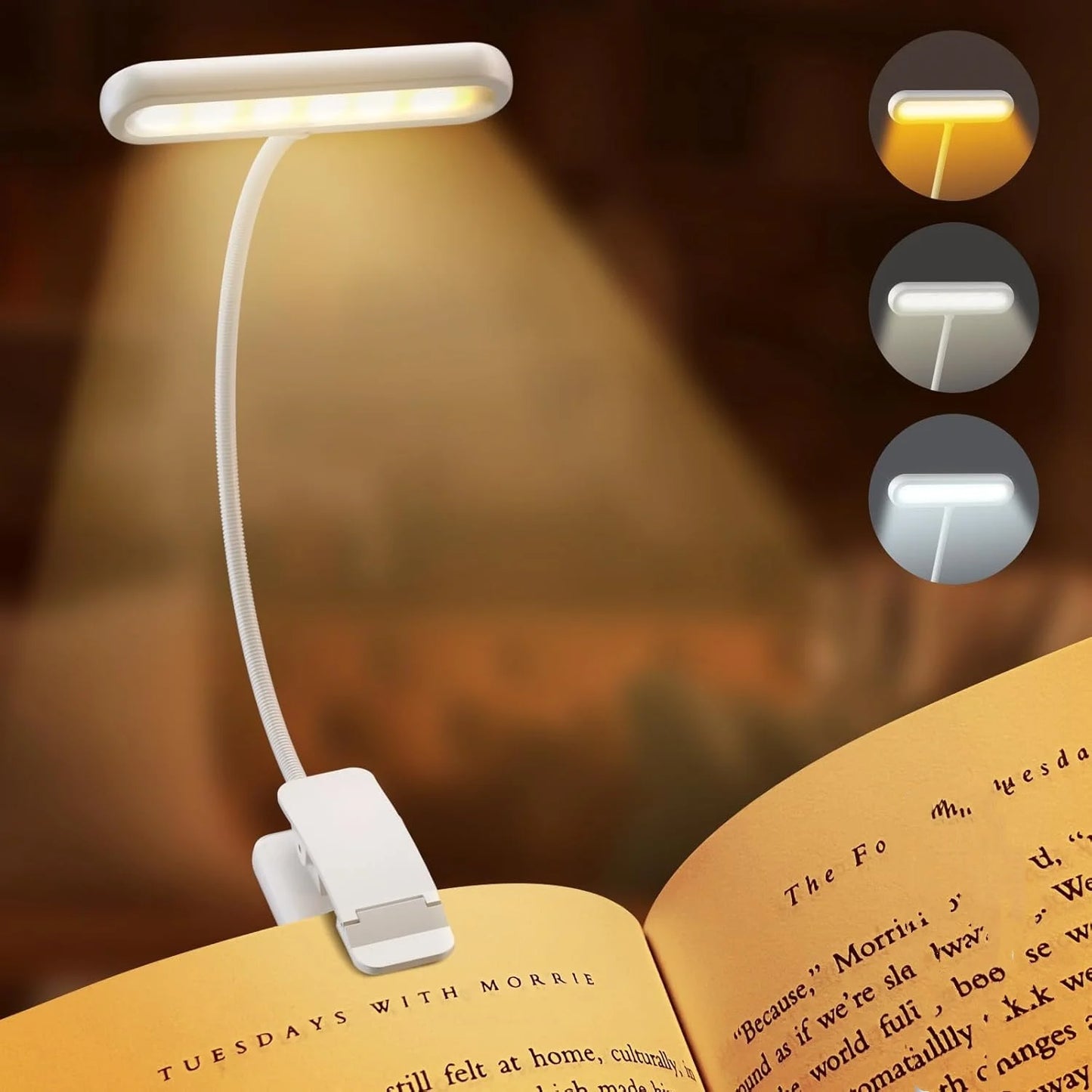 LED Book Light USB Rechargeable