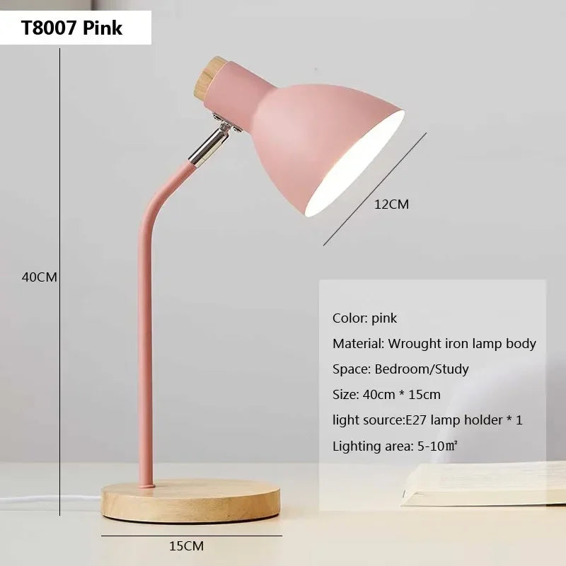 Wood Table Lamp