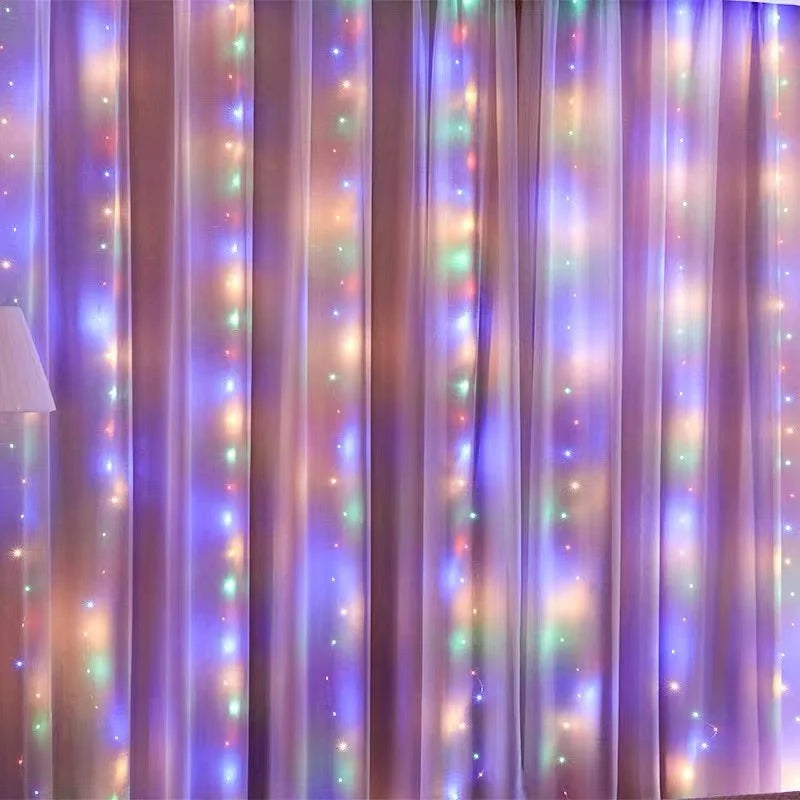 6x3M / 3x3m Curtain Garland light
