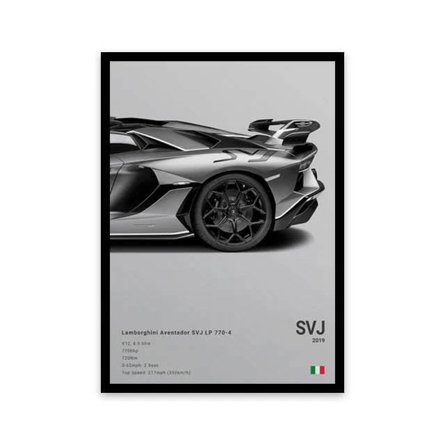 Cars Wall Art Print Poster
