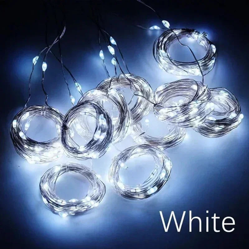 3M LED Curtain String Lights USB