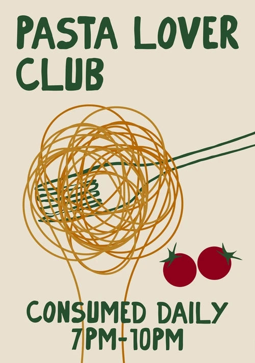 Food Print Wall Art