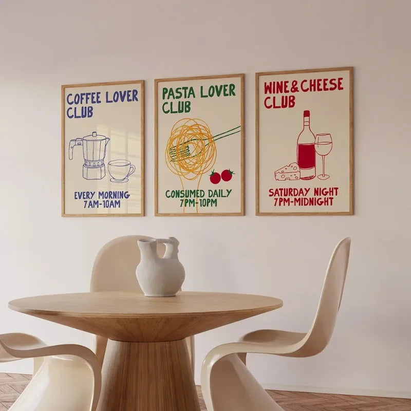 Food Print Wall Art