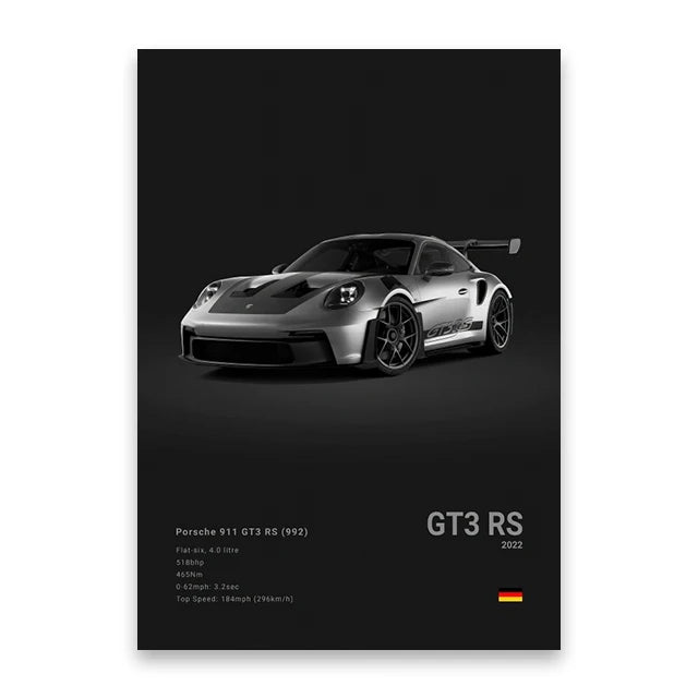 Cars Wall Art Print Poster