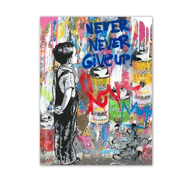 Graffiti Pop Canvas Painting