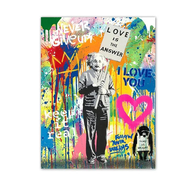 Graffiti Pop Canvas Painting