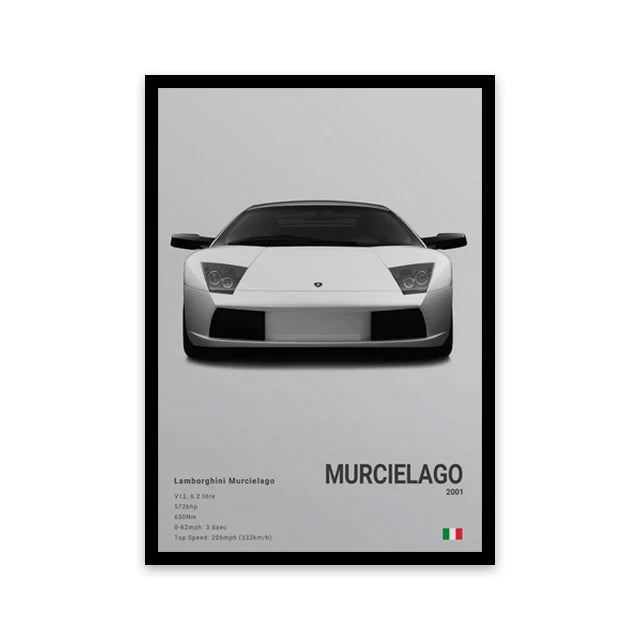 Cars Wall Art Print Poster