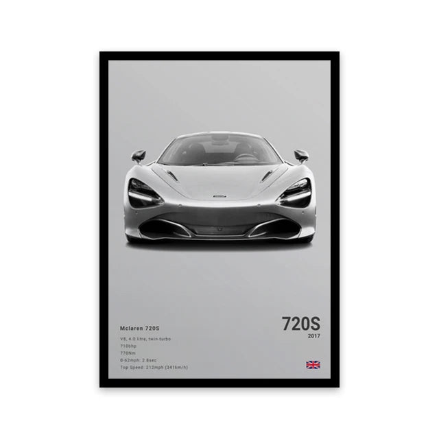 Cars Wall Art Print Poster