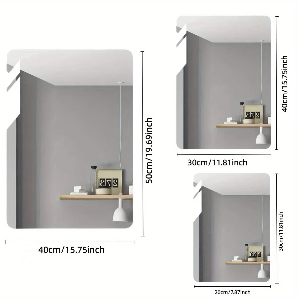 Acrylic Rectangle Shape Mirror
