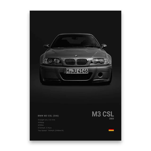 Cars Wall Art Print Poster