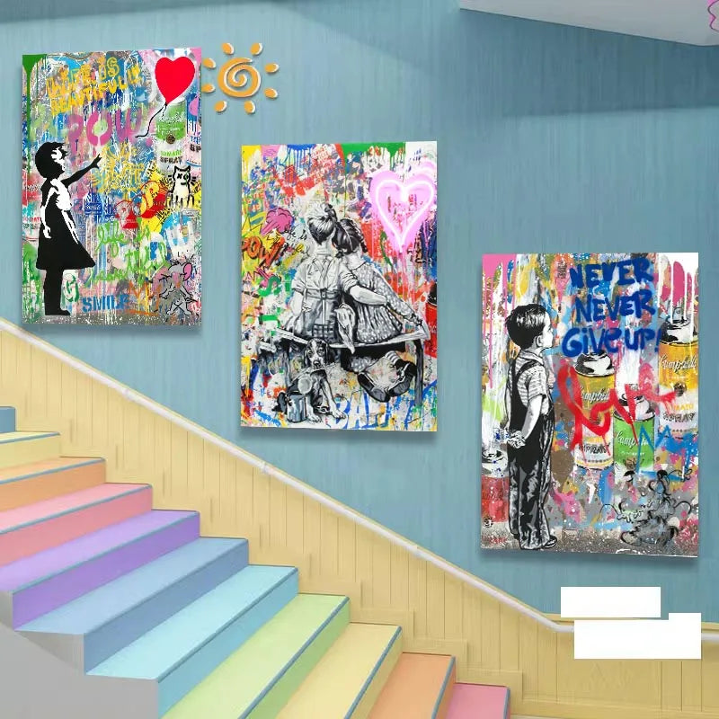 Graffiti Pop Canvas Painting