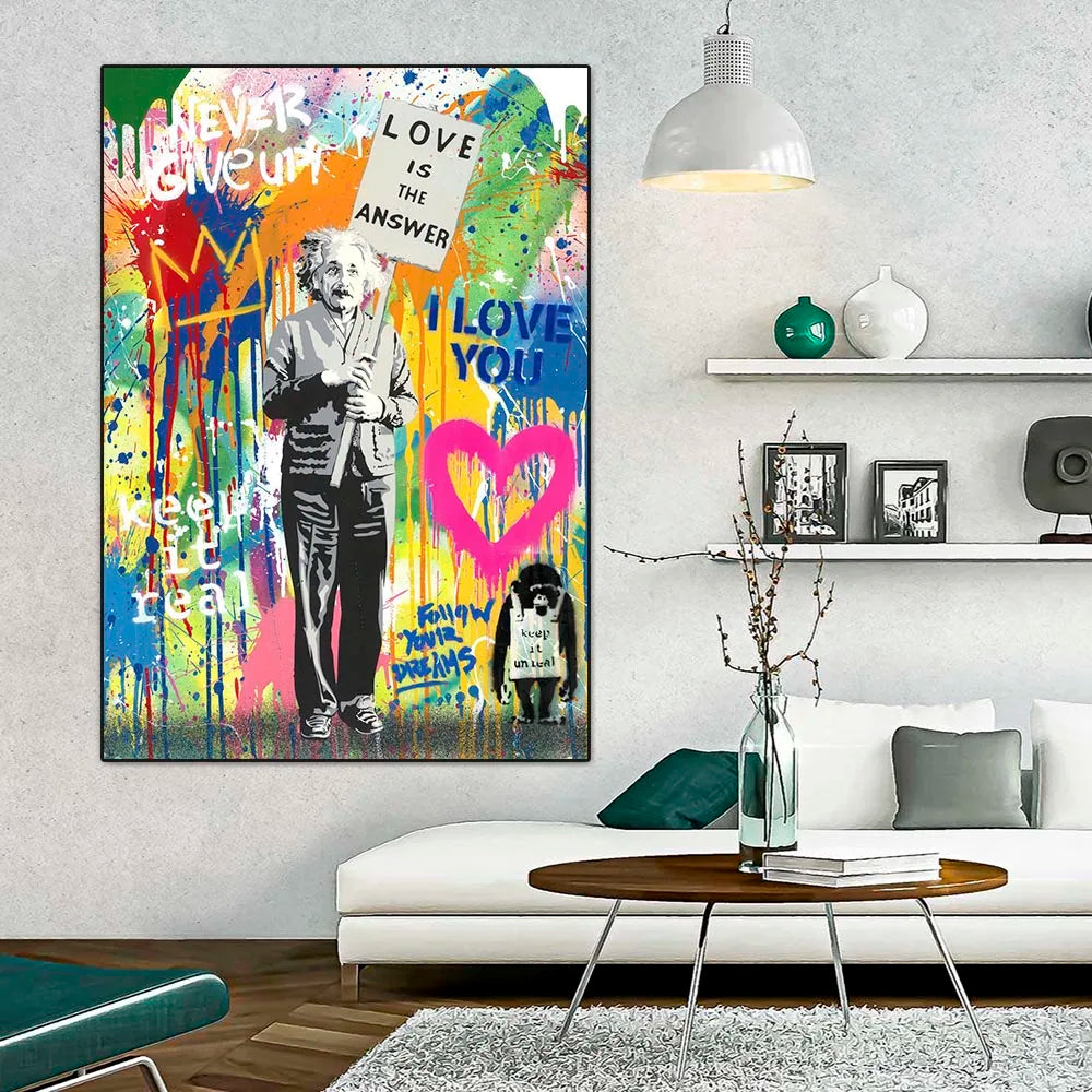 Graffiti Pop Canvas Painting