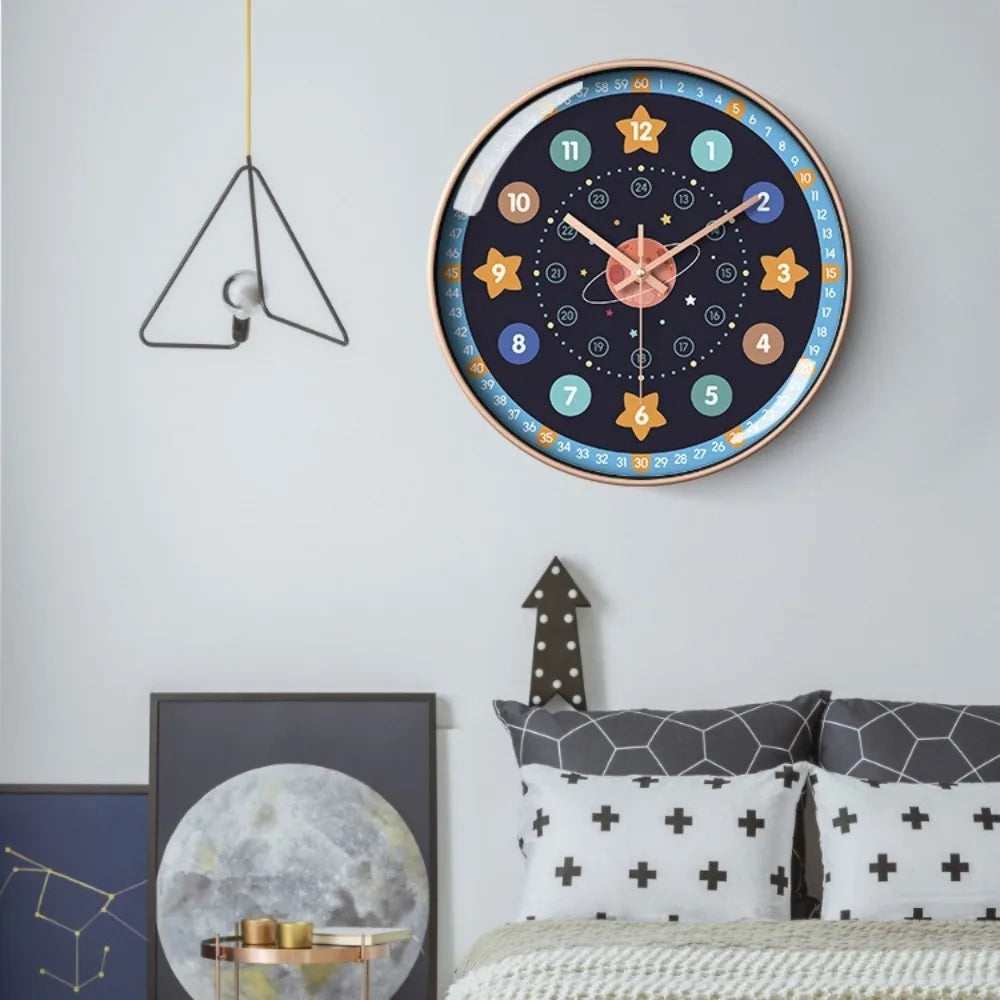 Cartoon theme clock
