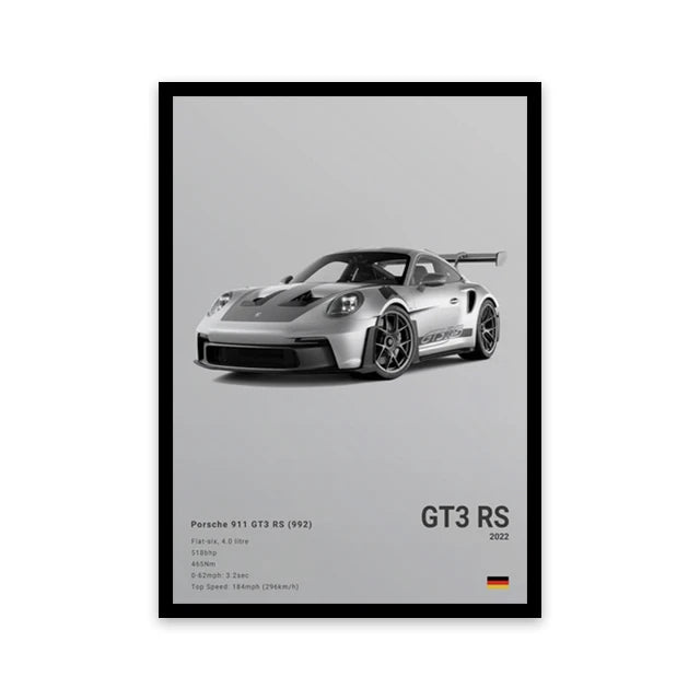 Cars Wall Art Print Poster