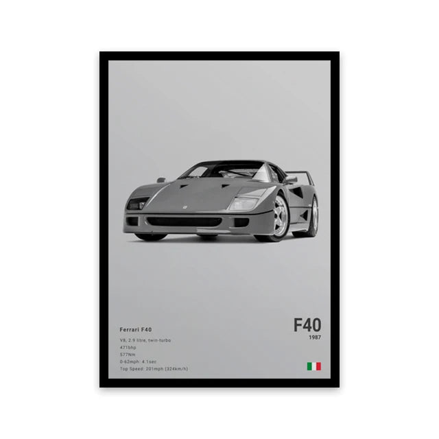 Cars Wall Art Print Poster