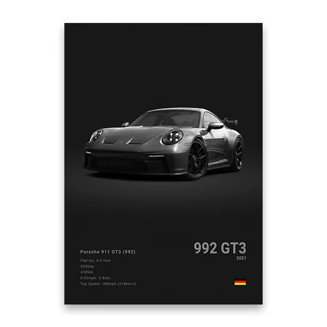 Cars Wall Art Print Poster