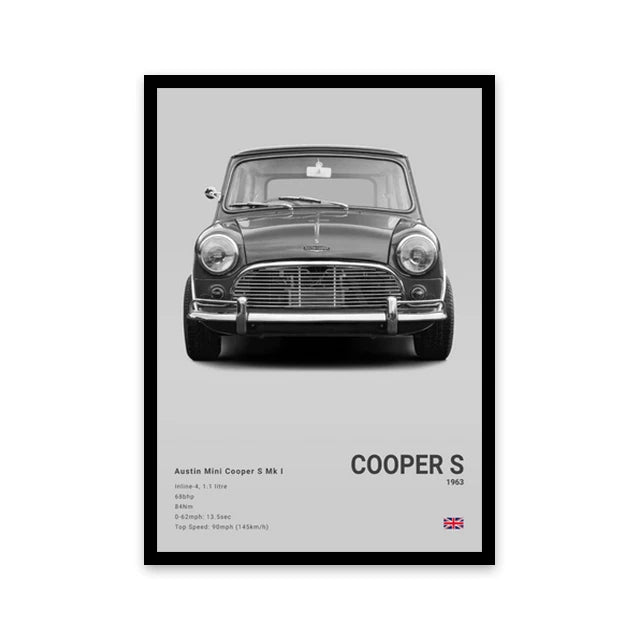 Cars Wall Art Print Poster