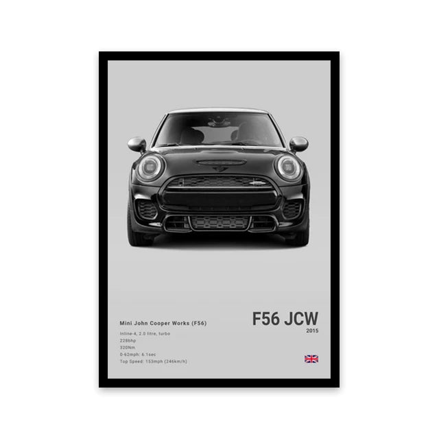 Cars Wall Art Print Poster