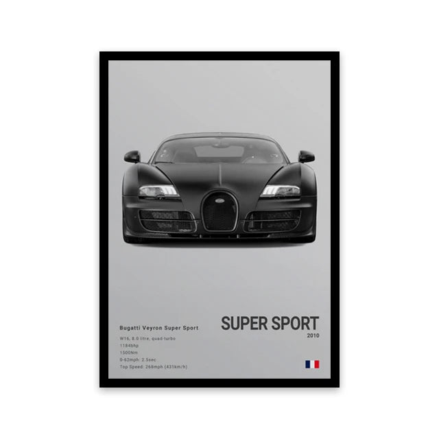 Cars Wall Art Print Poster