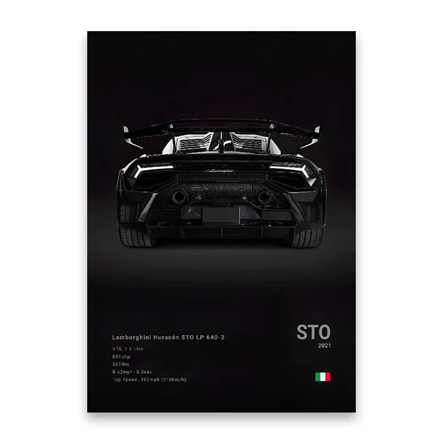 Cars Wall Art Print Poster