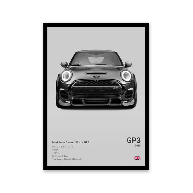 Cars Wall Art Print Poster