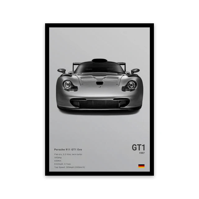 Cars Wall Art Print Poster