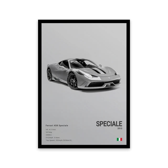 Cars Wall Art Print Poster