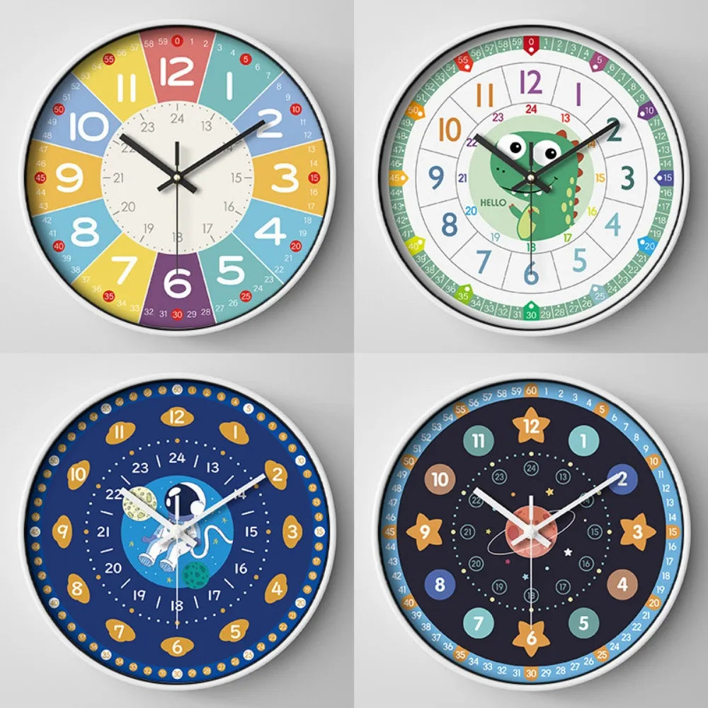 Cartoon theme clock
