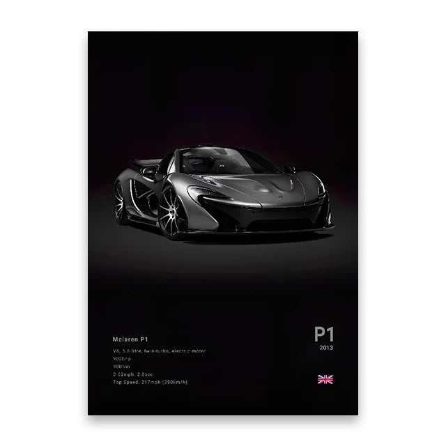 Cars Wall Art Print Poster