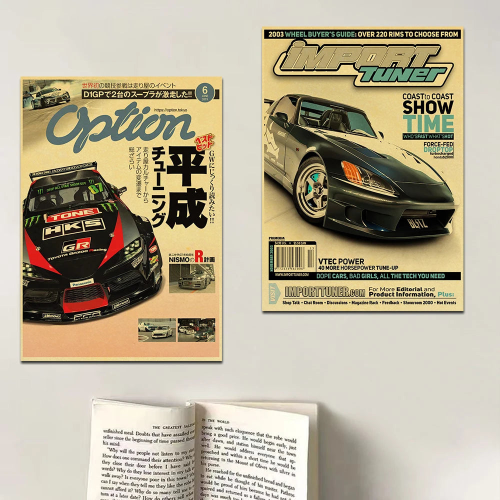 Racing Retro Posters