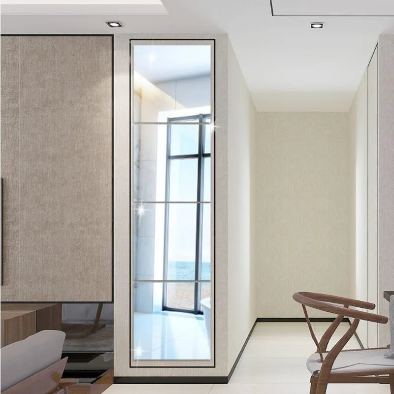 Self-adhesive 3D Square Acrylic Mirror