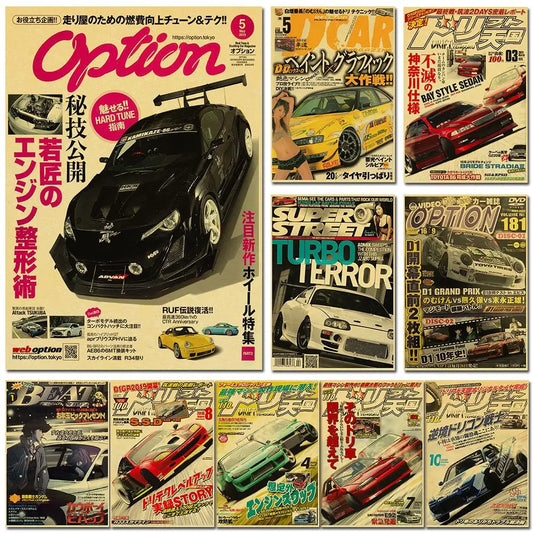 Racing Retro Posters