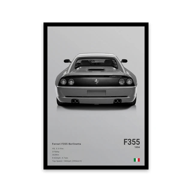 Cars Wall Art Print Poster