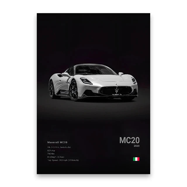 Cars Wall Art Print Poster