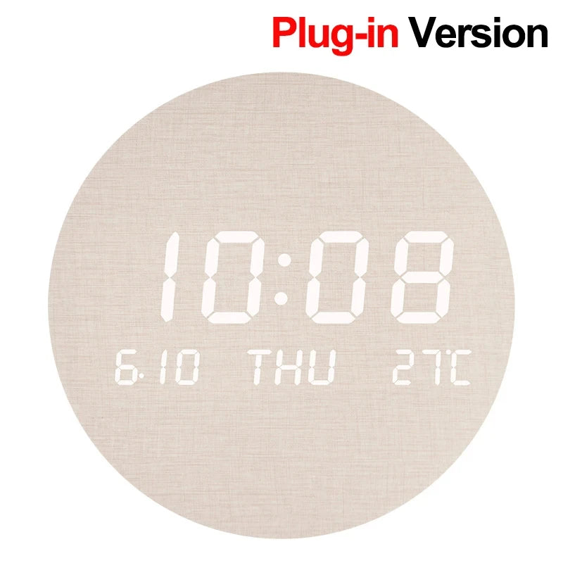 LED Digital Wall Clock