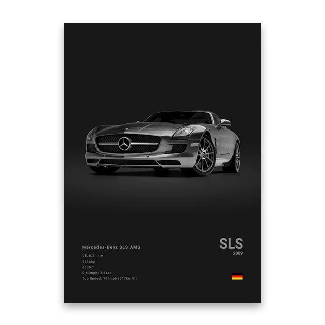 Cars Wall Art Print Poster